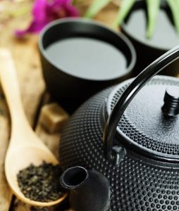 Cast Iron Tea pot, Loose leaf tea, Asian tea set