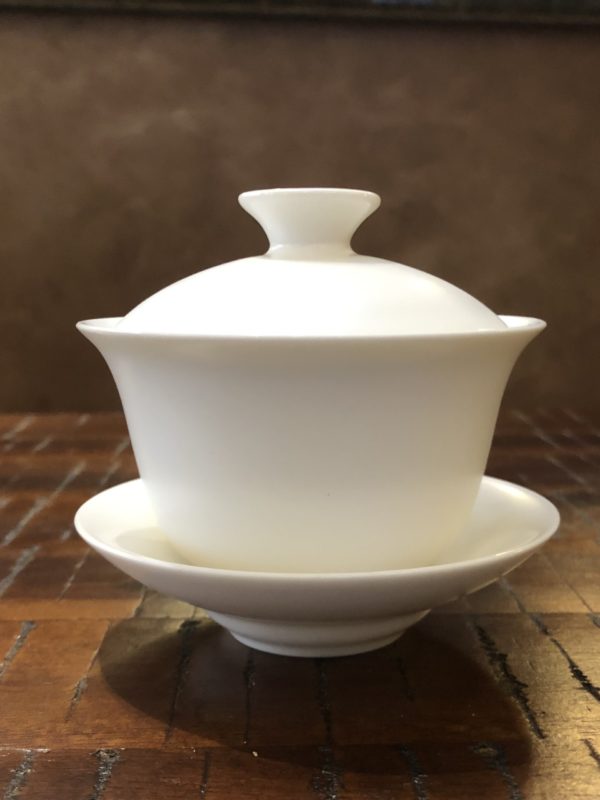 gaiwan, white porcelain